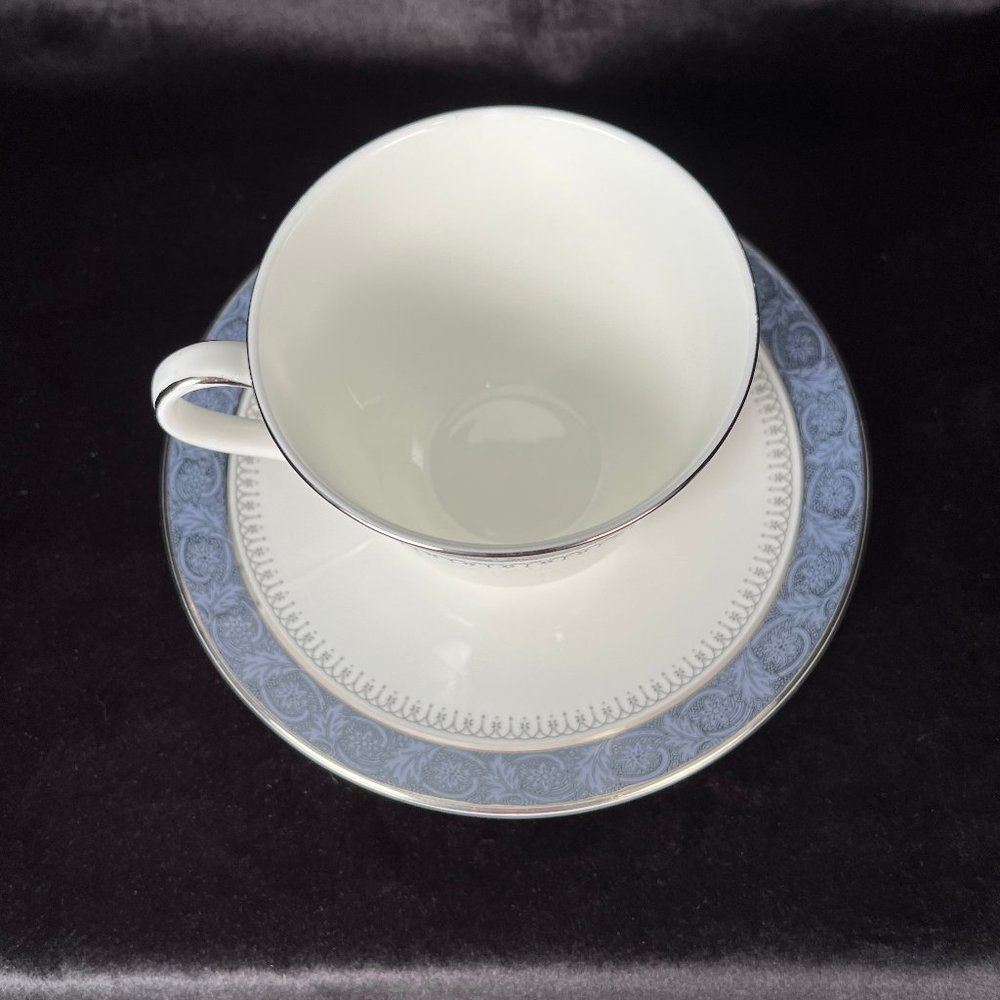 Flat Cup & Saucer Set | Sherbrooke by Royal Doulton - Picture 2 of 4